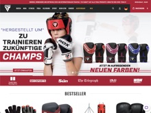 Screenshot RDX Sports Website