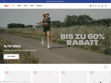 Screenshot Reebok Website