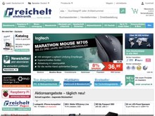Screenshot Reichelt Website