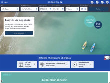 Screenshot Robinson Website