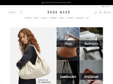 Screenshot Rose Bags Website
