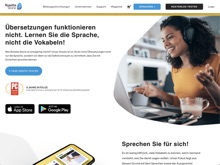 Screenshot Rosetta Stone Website