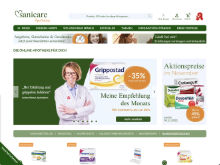 Screenshot Sanicare Website
