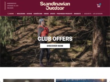 Screenshot Scandinavian Outdoor Website