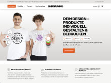 Screenshot Shirttuning Website