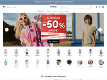 Screenshot Sinsay Website