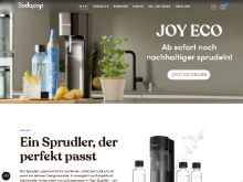 Screenshot Sodapop Website