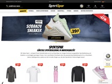 Screenshot SportSpar Website