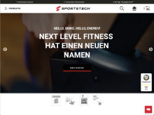 Screenshot Sportstech Website