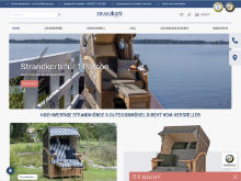 Screenshot Strandkorb.co Website