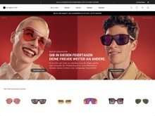 Screenshot Sunglass Hut Website
