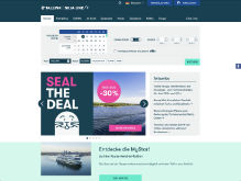 Screenshot Tallink Silja Line Website