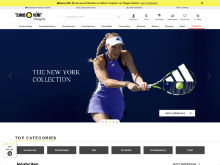 Screenshot Tennis-Point Website