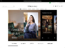 Screenshot The Fashion Story Website