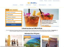 Screenshot urlaub.de Website