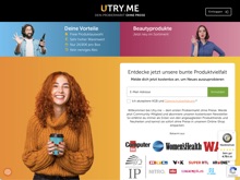 Screenshot utry.me Website