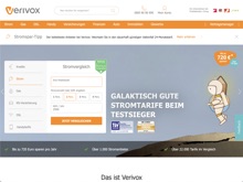 Screenshot Verivox Website