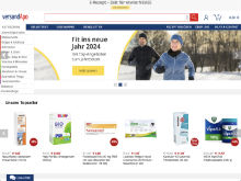 Screenshot Versandapo Website