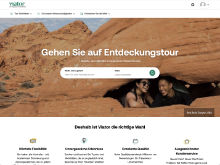 Screenshot Viator Website