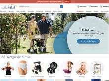 Screenshot Walzvital Website