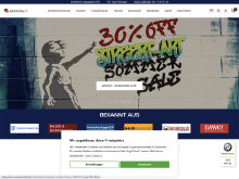Screenshot Wandmotiv24 Website