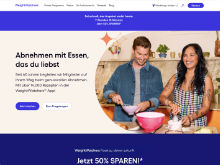 Screenshot Weight Watchers Website