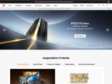Screenshot Xiaomi Website