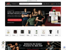 Screenshot XXL Nutrition Website