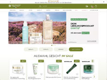 Screenshot Yves Rocher Website
